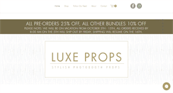 Desktop Screenshot of luxe-props.com